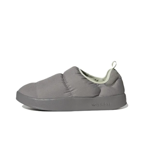 Adidas Originals Puffylette Slip Resistant Водонепроницаемый Теплоизоляционный Низкий Топ Casual Унисекс Серый