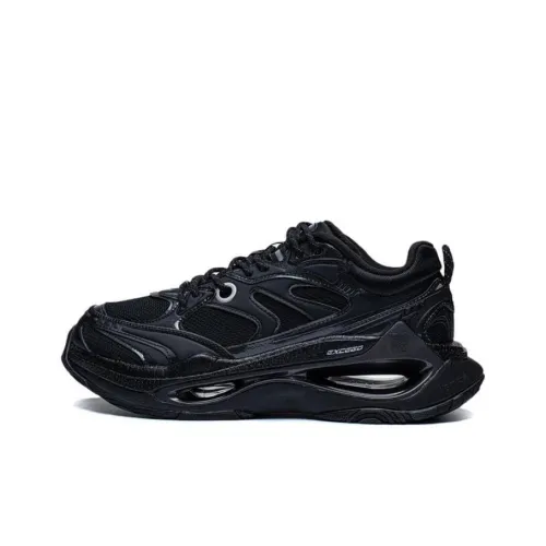 LINING Beyond Infinity Износостойкий Дышащий Низкий Топ Casual Мужской Черный