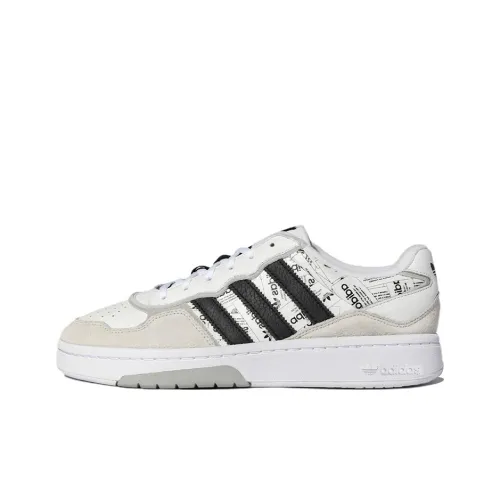 Adidas Originals Courtic Slip Resistant Abrasion Resistant Легкий Низкий Топ Скейтборд Кроссовки Унисекс Черный Белый