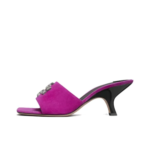 TORY BURCH ELEANOR Слипоны Женские Фиолетовые