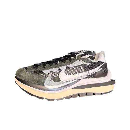 Sacai x Nike VaporWaffle Slip-Resistant Low Top Повседневная обувь Мужская Зеленая