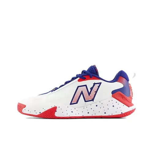 New Balance Свежий Пена X CT RALLY Устойчивый к истиранию Низкий Топ Кроссовки для тенниса Мужской Синий Красный Белый