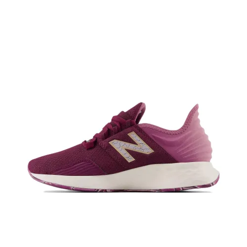 New Balance NB Свежий Foam ROAV Низкий Топ Беговые кроссовки Женские Фиолетовый Розовый