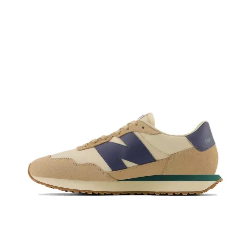 New Balance NB 237 Low Топ Повседневные Беговые Кроссовки Унисекс Хаки Синий