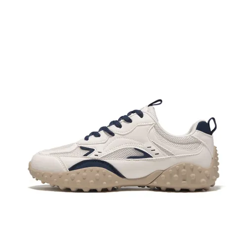 Feiyue Нижняя юбка Устойчивая к истиранию Низкий Топ Casual Женский Бежевый Темно-синий