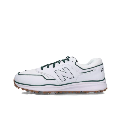 Malbon x New Balance NB 997 Амортизация Износостойкий Низкий Топ Обувь для гольфа Унисекс Белый Зеленый
