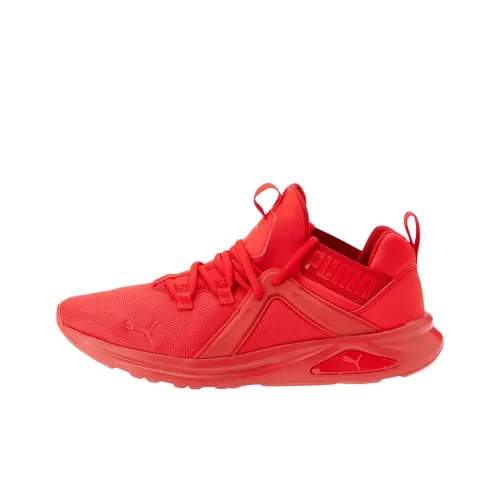 PUMA Enzo 2 Slip-resistant Abrasion-resistant Low Top Беговые кроссовки Мужские Red