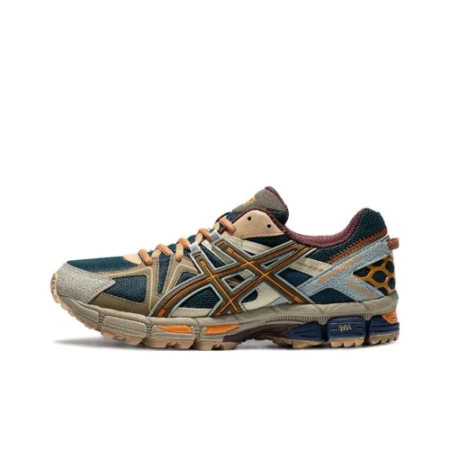 Asics Gel Kahana 8 Low Топ Тренировочные Беговые Кроссовки Мужские Темно-синий Коричневый