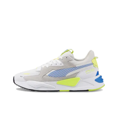 PUMA RS Z Reinvention Low Топ Спортивная Повседневная Обувь Унисекс Белый Серый Циан
