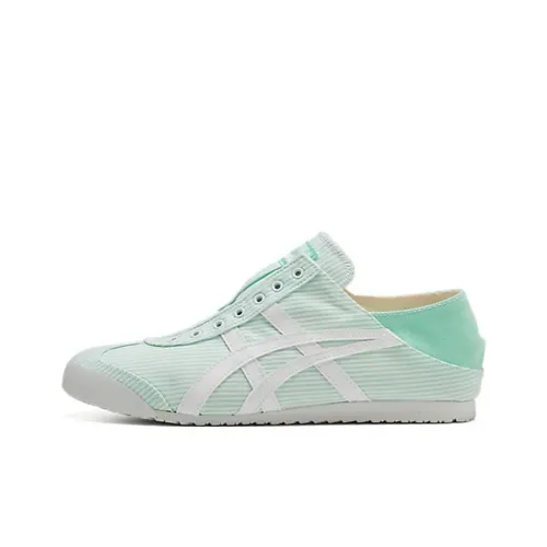Onitsuka Tiger MEXICO 66 Low Топ Беговые кроссовки Unisex Light Зеленый