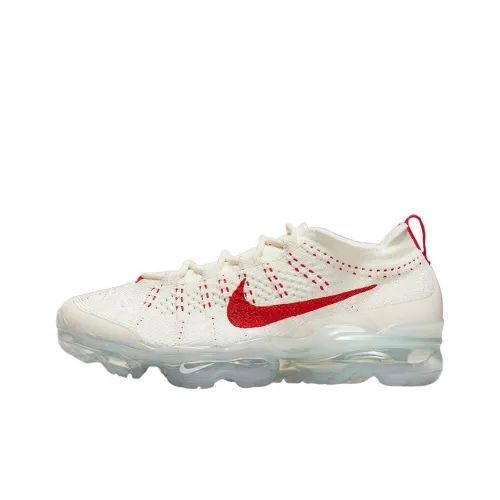 Nike VaporMax 2023 Low Беговые кроссовки Женские Белые Красные