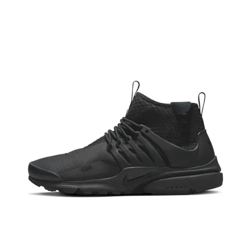 Nike Air Presto MID Utility MID Топ Повседневный Мужской Черный