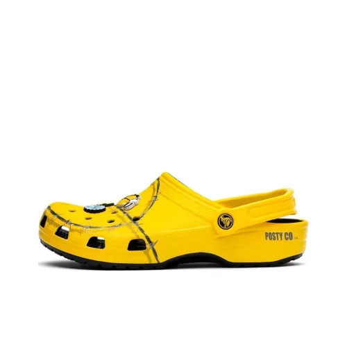 Post Malone x Crocs Classic Clog Спортивные сандалии Женские Желтый Черный