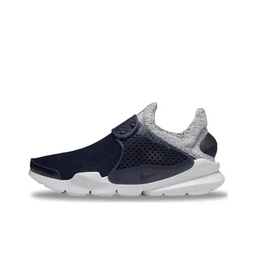Nike Sock Dart Амортизирующие Slip-Resistant Низкие Кроссовки для Бега Мужские Темно-Синие