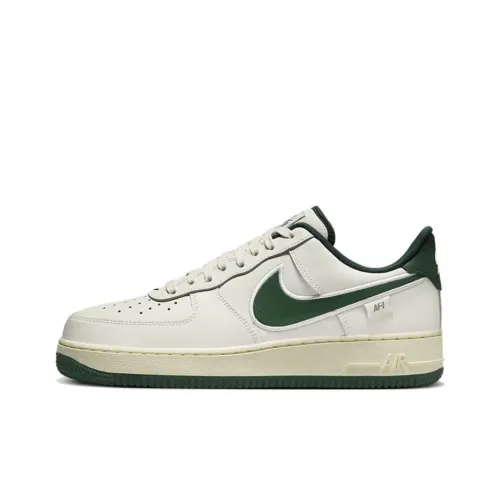 Nike Air Force 1 Low Топ Скейтборд Кроссовки Унисекс Белый Зеленый