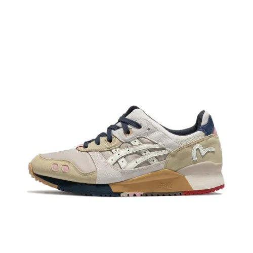 EVISU x Asics Gel Lyte 3 Low Топ Кэжуал Унисекс Дымчато-серый Коллаборация