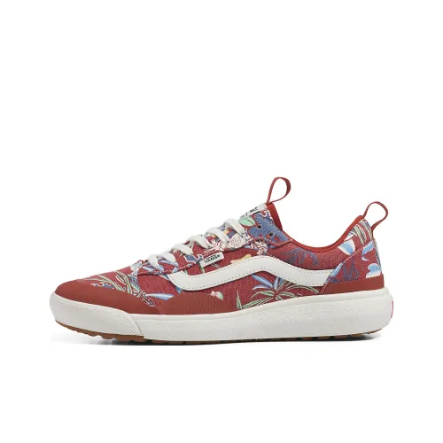 Vans UltraRange Collection EXO SE Hawaiian Джунгли Низкие Кроссовки для скейтбординга Унисекс Красный