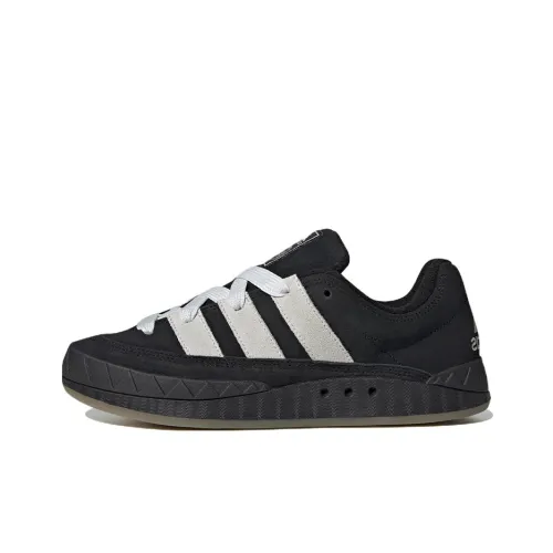 Adidas Originals Adimatic Slip Resistant Abrasion Resistant Легкий Низкий Топ Скейтборд Кроссовки Унисекс Черный Белый