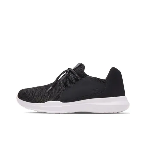 Skechers GO RUN Series Mojo Low Топ Беговые кроссовки Черный белый