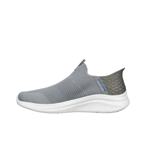 Skechers Ultra Flex 3,0 Hands Бесплатно Slip ins Низкий Топ Повседневный Мужской Серый