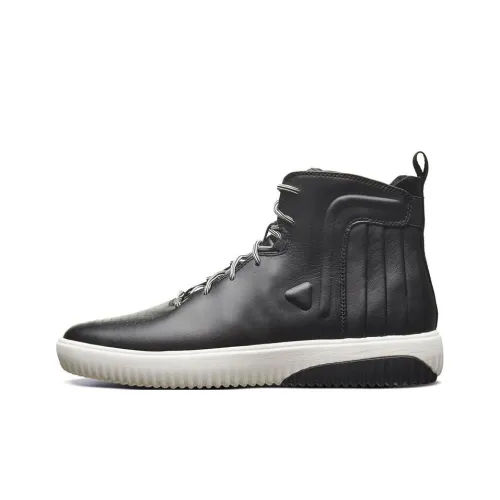 Skechers MARK NASON Bidged High Топ Скейтборд Кроссовки Мужские Черные