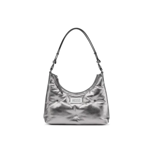 Maison Margiela Glam Slam Овчина Сумка-хобо Сумка на плечо Сумка Маленькая Women's Silver