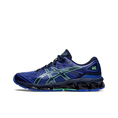 Asics Gel Quantum 360 7 Low Топ Беговые кроссовки Мужские Синие Зеленые