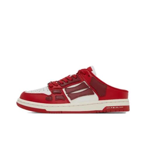 AMIRI Skel Топ Низкий Топ Кроссовки для скейтбординга Женские Красные