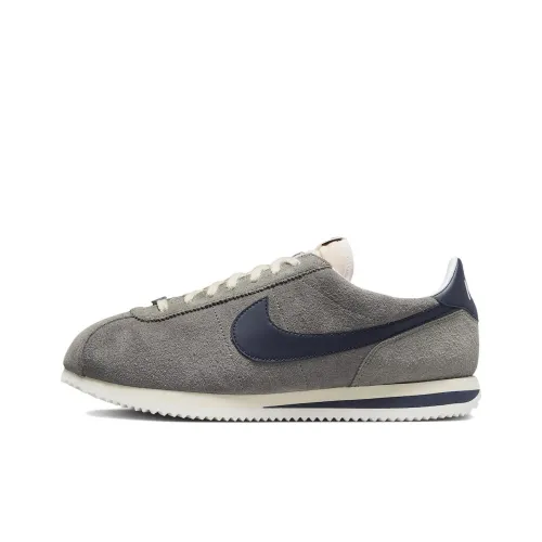 nike Cortez Шокабойеры Противоскользящие Устойчивые к истиранию Низкий Топ Повседневные Беговые кроссовки Мужские Серые