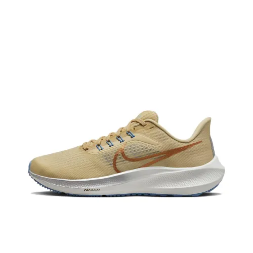 Nike Air Zoom Pegasus 39 Амортизаторы Ускорители Устойчивые к истиранию Низкий Топ Марафон Беговые кроссовки Женские Коричневый