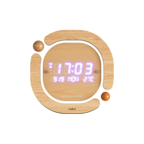 Meishida Electronic Movement Унисекс Настенные часы Желтые