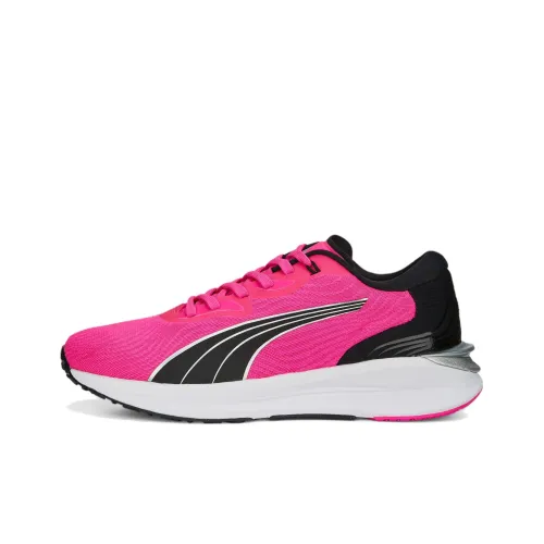PUMA Electrify Nitro 2 Slip-Resistant Abrasion-Resistant Low-Top Беговые кроссовки Женские Фуксия