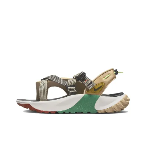 Nike Oneonta Пляжные сандалии Мужские Желто-зеленые