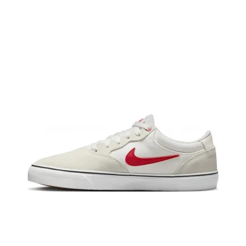 Nike SB Chron 2 Slip-resistant Shock Absorbers с свойствами устойчивости к истиранию Низкие кроссовки для скейтбординга Unisex Ecru
