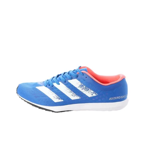 Adidas Adizero Bekoji Slip-resistant Abrasion-resistant Low-top Беговые кроссовки Мужские Синий Белый