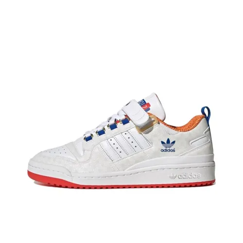 Adidas Originals FORUM Low Износостойкий и Легкий Низкий Скейтборд Кроссовки Унисекс Белый