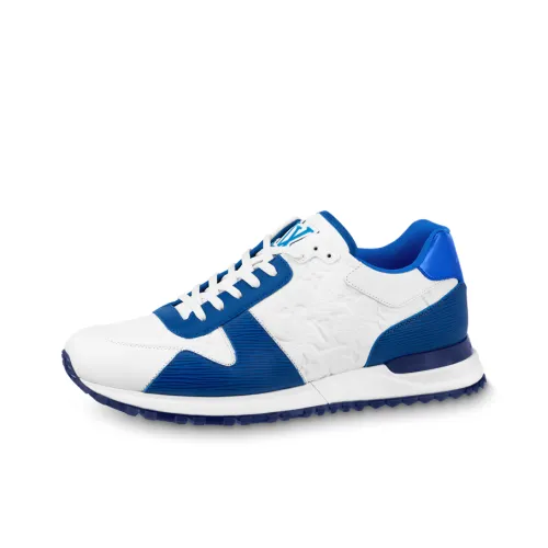 LOUIS VUITTON Run Away Low Топ Повседневная обувь Мужская Белый Синий