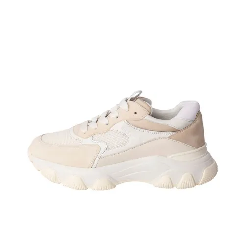 HOGAN Hyperactive Устойчивая к истиранию Низкая Повседневная Обувь Женская Белая Бежевая