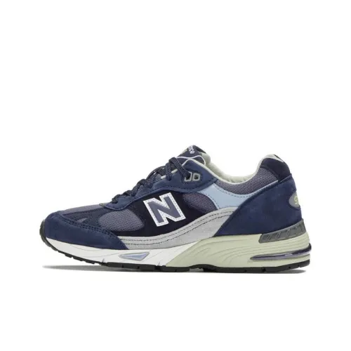 New Balance NB 991 Low Топ Беговые кроссовки Женские Blue