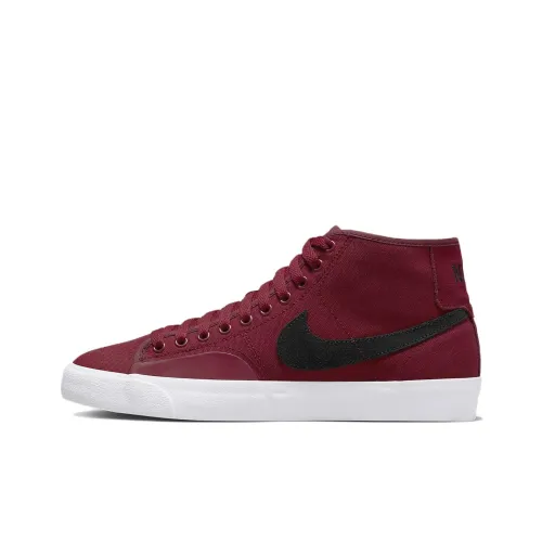 Nike SB Blazer Court MID Премиум Противоскользящий Амортизация Устойчивый к истиранию MID Топ Скейтборд Кроссовки