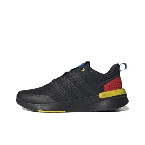 LEGO x Adidas Racer Tr 21 Легкий Износостойкий Противоскользящий Низкий Топ Беговые кроссовки Черный Желтый Красный