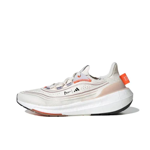Adidas Ultraboost Light Low Топ Марафон Тренировки Бег на длинные дистанции Обувь Унисекс Серый Белый