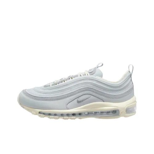 Nike Air Max 97 'GREY Парус' Устойчивый к истиранию Низкий Топ Casual Унисекс Серый