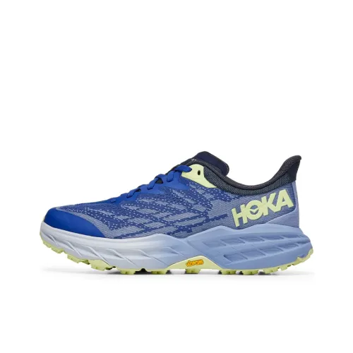 HOKA ONE ONE Speedgoat 5 Амортизация Противоскользящие Дышащие Легкие Низкие Кроссовки для Беговых Трасс Женские Индиго