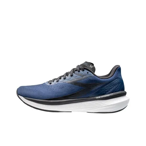 361° Spire 5 Slip-resistant Abrasion-resistant Lightweight Low-Top Running Shoes Men's Gray Blue