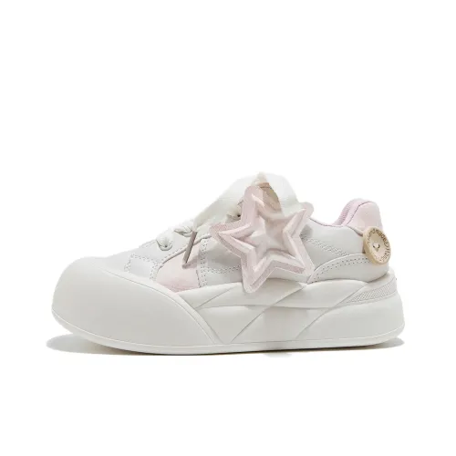 Medd Эксклюзивный корейский стиль звезда скейтборд кроссовки Lightweight Breathable низкий топ белый кроссовки женские