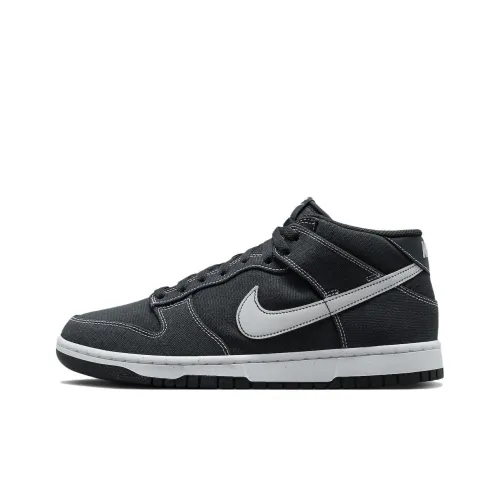 Nike Dunk 'Off Noir' MID Топ Скейтборд Кроссовки Мужской Деним Черный
