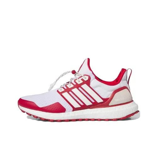 Adidas IndianaULT противоскользящие низкие беговые кроссовки для мужчин белые и красные
