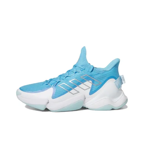 Adidas Mahomes 1 Impact Fl Легкий Износостойкий И Нескользящий Низ Топ Регби Обувь Белый и Синий