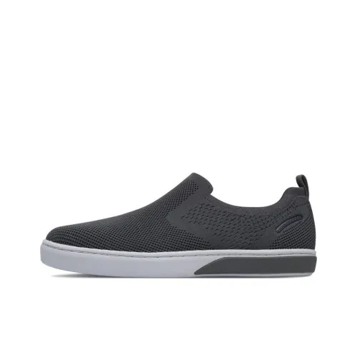 Skechers MARK NASON Feather Cup Low Top Повседневная Скейтборд Обувь Угольно-Серый